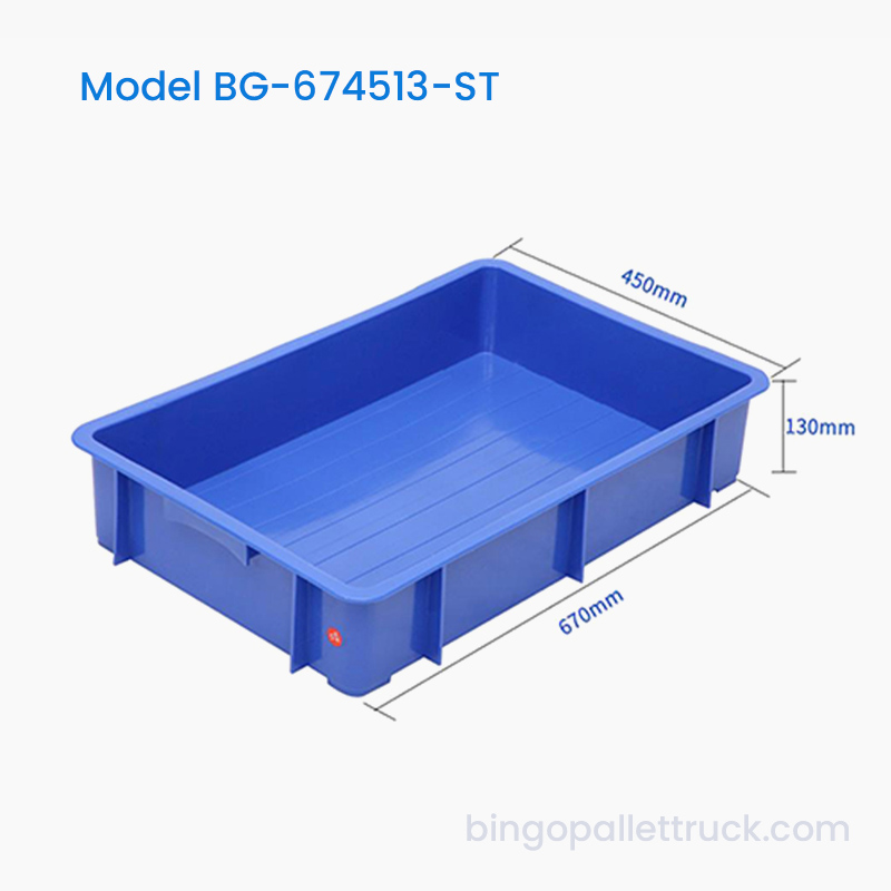 দোকানের ছোট পণ্যের জন্য 30L স্ট্যাকযোগ্য HDPE প্লাস্টিক বিন