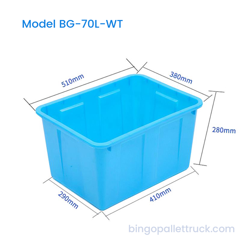 ঐচ্ছিক ঢাকনা সহ 70L ফুড গ্রেড HDPE ওয়াটার স্টোরেজ ট্যাঙ্ক