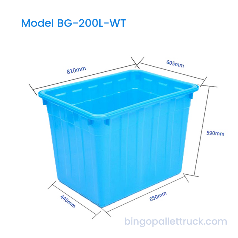 জলজ পণ্য এবং সামুদ্রিক খাবারের জন্য 200L HDPE জলের ট্যাঙ্ক